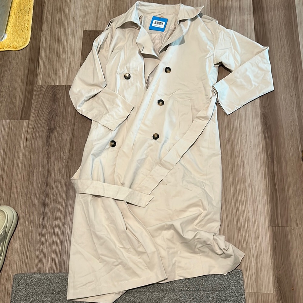 Iconic Khaki Trench Coat